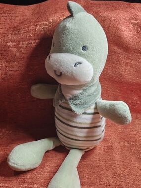 chick pea Pale Green Plush Dino Tagged Toy